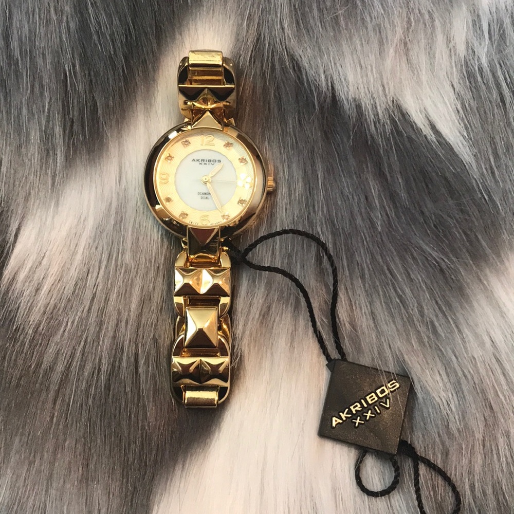 Gold Akribos XXIV Watch
